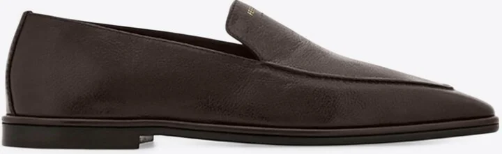 Brian Square-Toe Leather Loafers