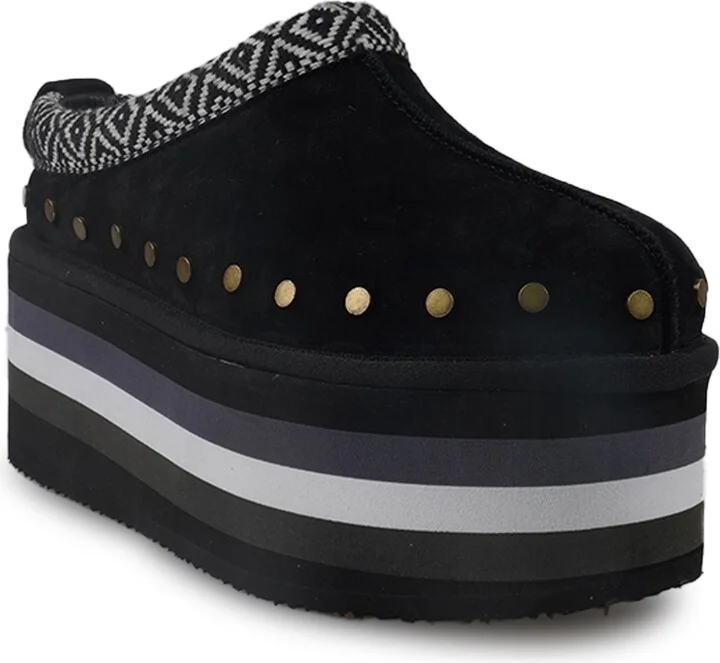 Brianne Faux Fur Platform Clog