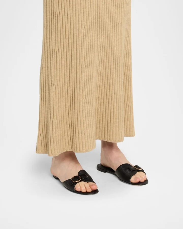 Briar Leather Slide Sandals - Image 3