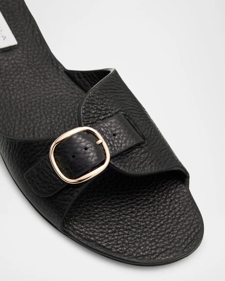 Briar Leather Slide Sandals - Image 8