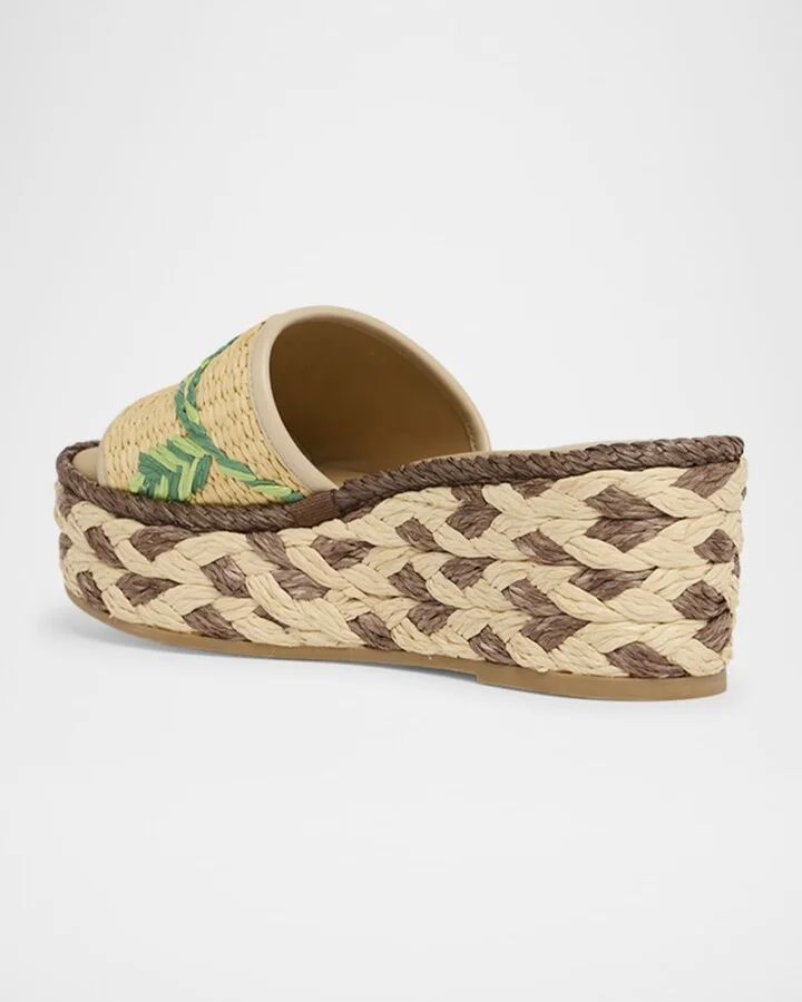 Bribri Floral Flatform Espadrille Sandals - Image 7