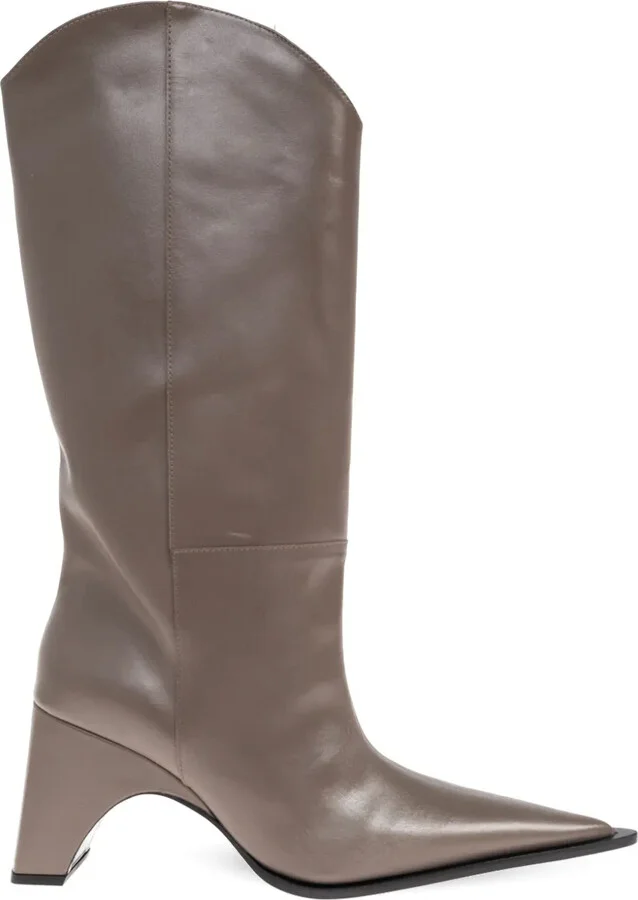 Bridge cowboy leather boots