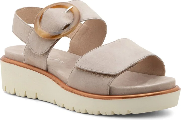 Bridgeport Slingback Platform Wedge Sandal