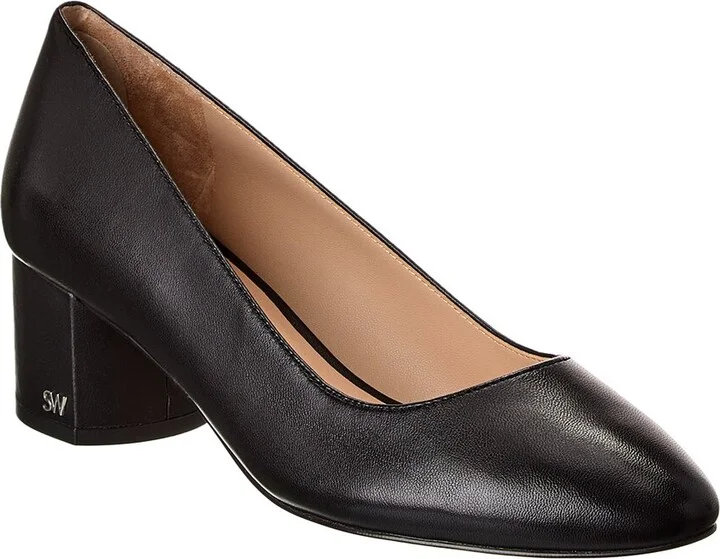 Bridget 50 Block Leather Pump