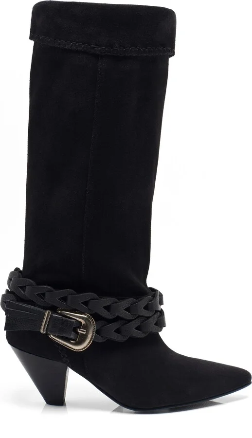 Bridget Buckle Strap Slouch Boot - Image 3