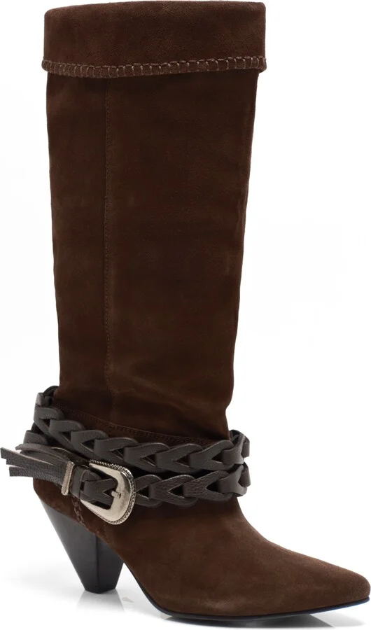 Chocolate Suede/ Lear