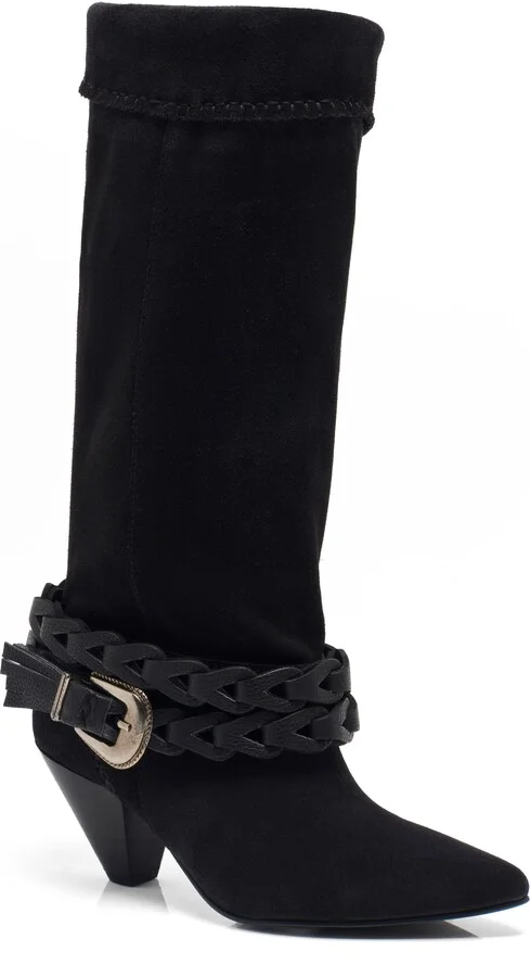 Bridget Buckle Strap Slouch Boot