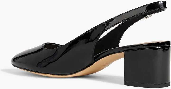 Bridget patent-leather slingback pumps - Image 3
