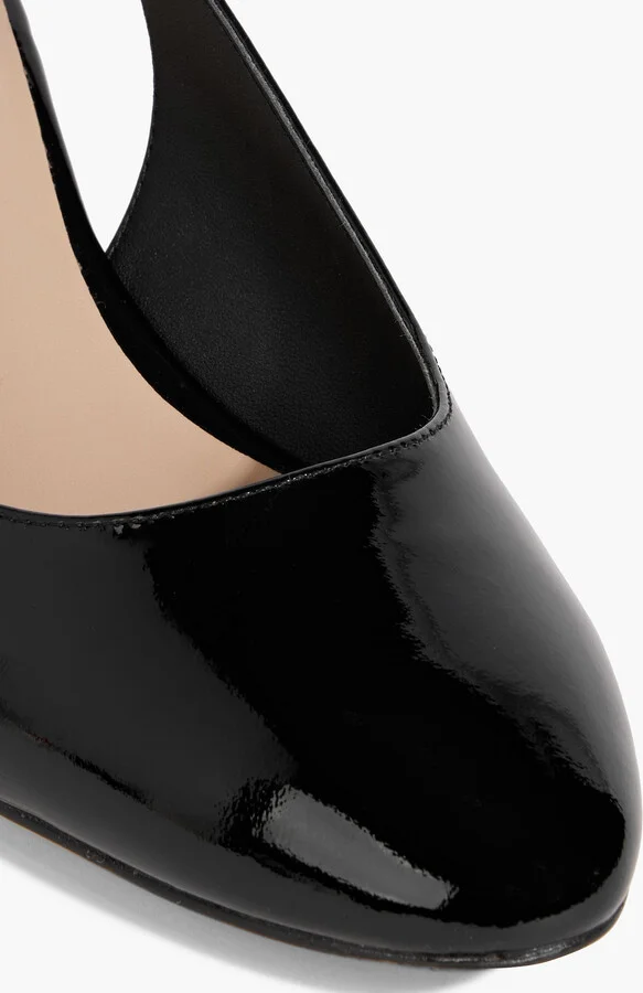 Bridget patent-leather slingback pumps - Image 4