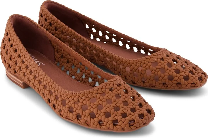 Briella Flat Sugar Woven Basket - Image 3