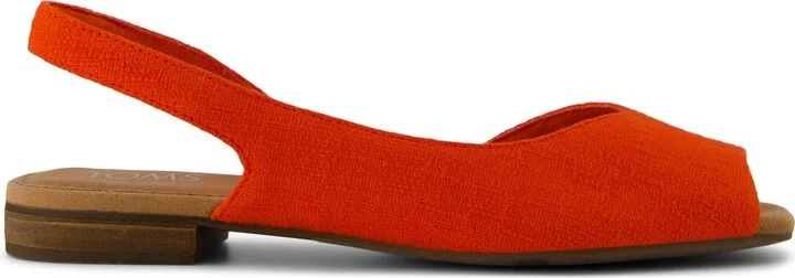 Briella Slingback Flat Flame Two Tone Slub