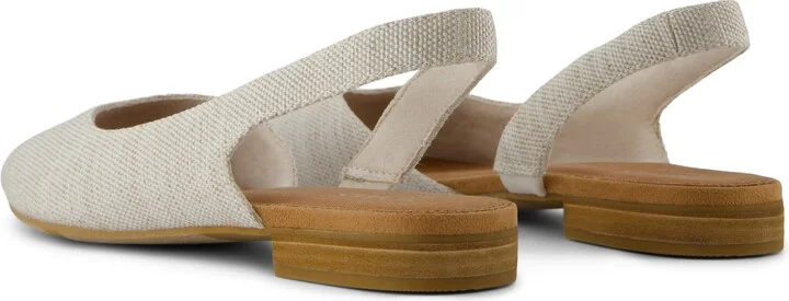 Briella Slingback Flat Natural Yarn Dye - Image 5