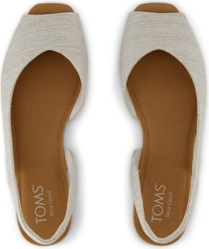 Briella Slingback Flat Natural Yarn Dye - Image 6