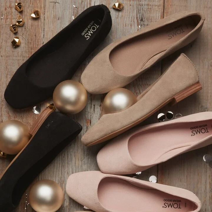 Briella Taupe Suede Flat