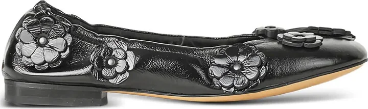 Brielle flower-embellished ballet flats