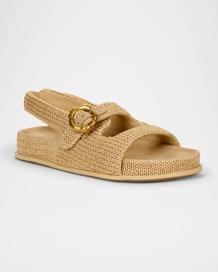 Brielle Sporty Buckle Slingback Sandals - Image 2