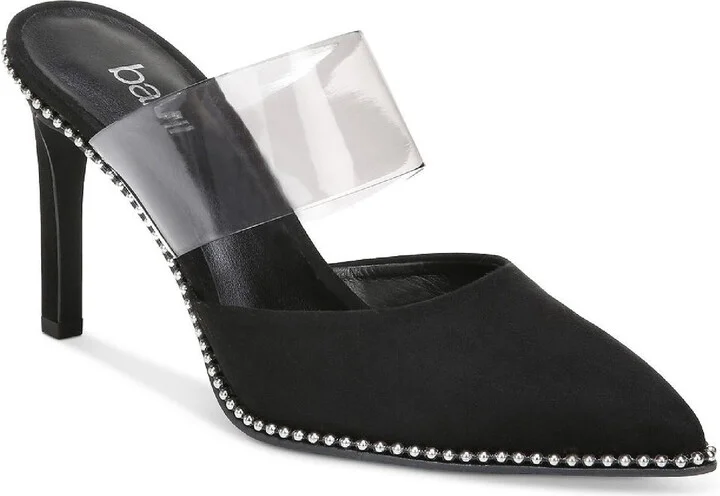 Brielle Womens Faux Leather Slip On Slide