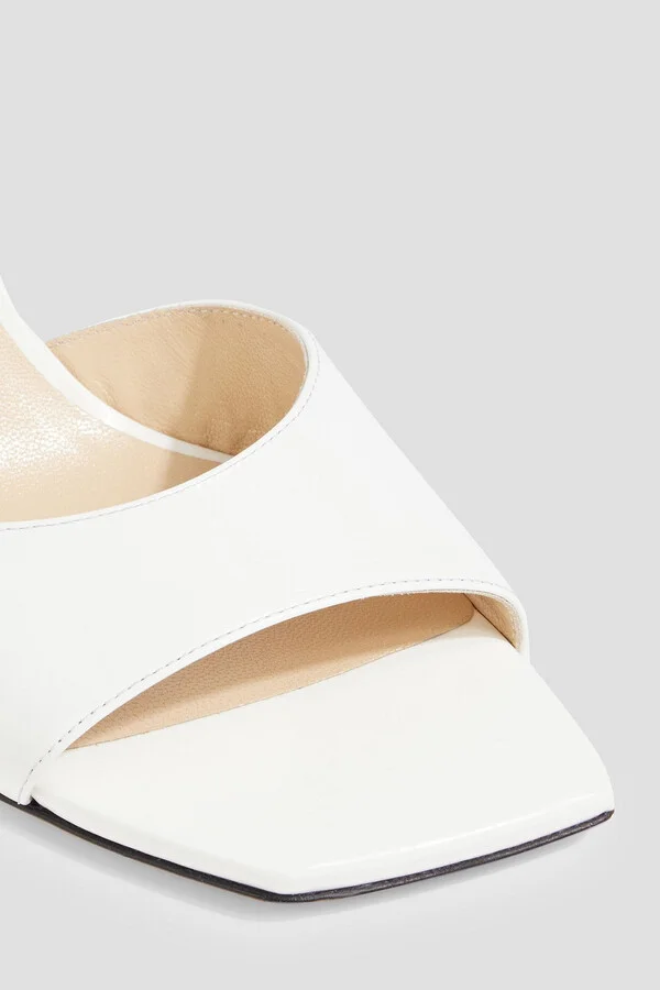 Brien 85 patent-leather wedge sandals - Image 7