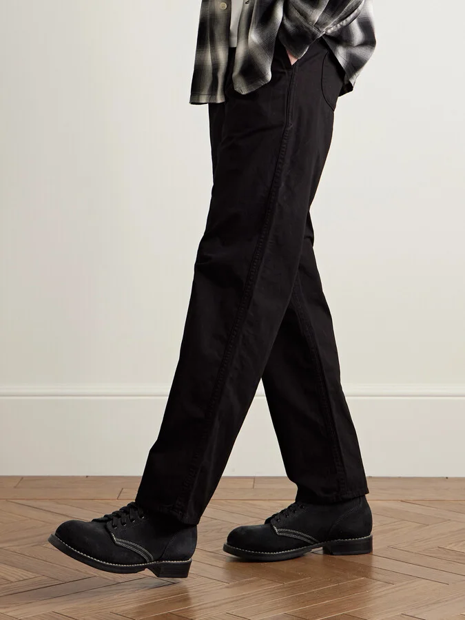 Brigadier-Folk Leather-Trimmed Suede Boots - Image 2