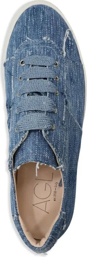 Bright denim sneakers - Image 3