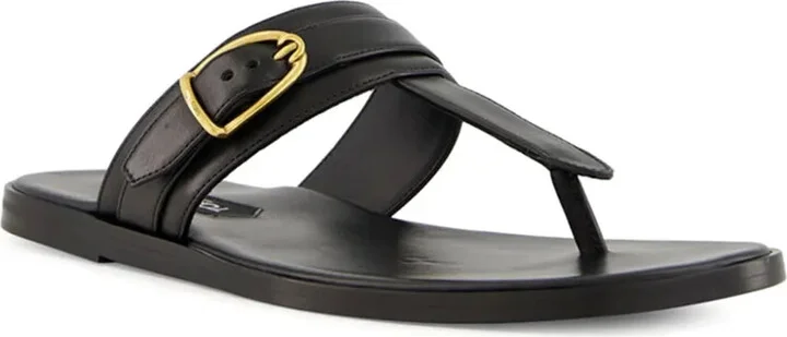 Brighton buckle leather sandals - Image 2