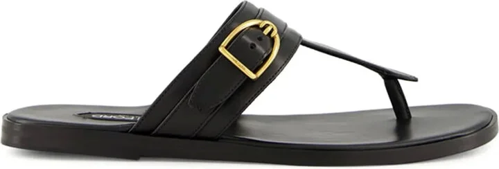 Brighton buckle leather sandals