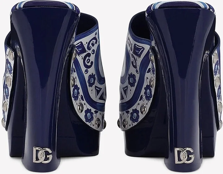 Brigitte 105 Majolica Print Clogs - Image 2