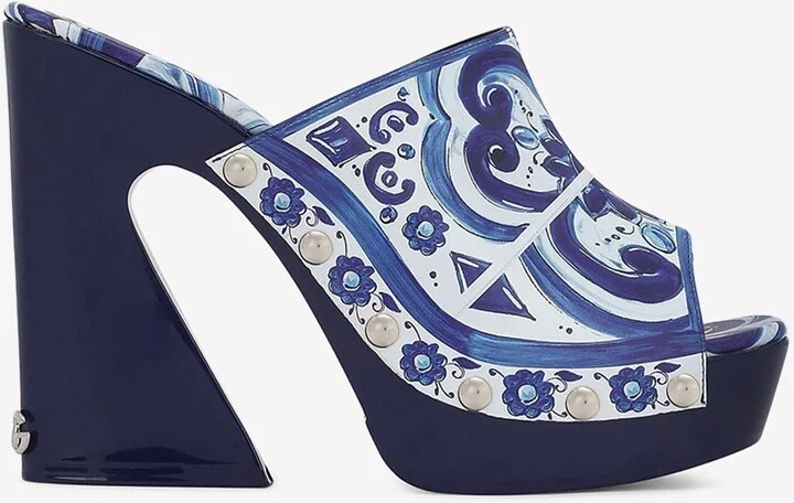 Brigitte 105 Majolica Print Clogs
