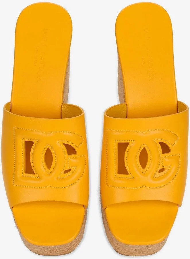 Brigitte 60 Calf Leather Wedges Sandals - Image 2