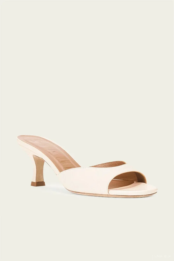 Brigitte Mule in Cream - Image 2