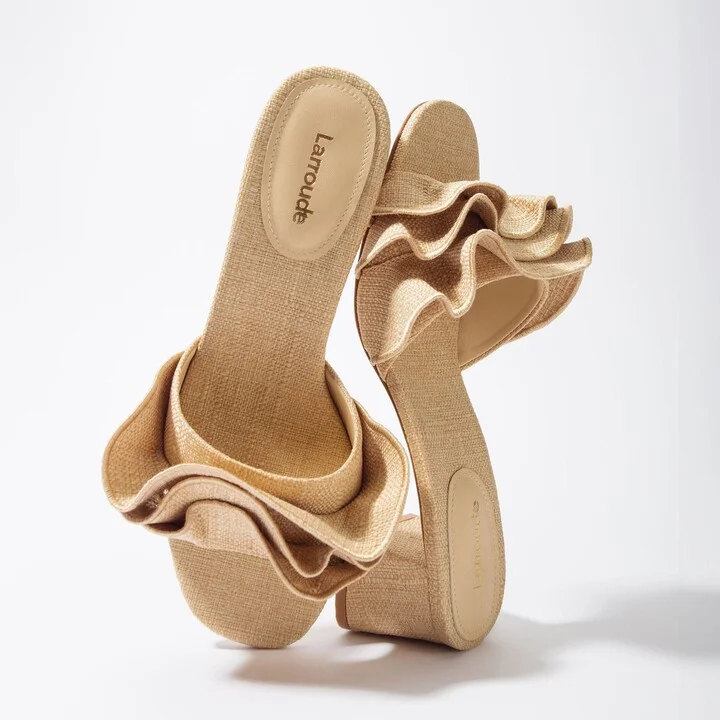 Brigitte Ruffle Mule - Image 7