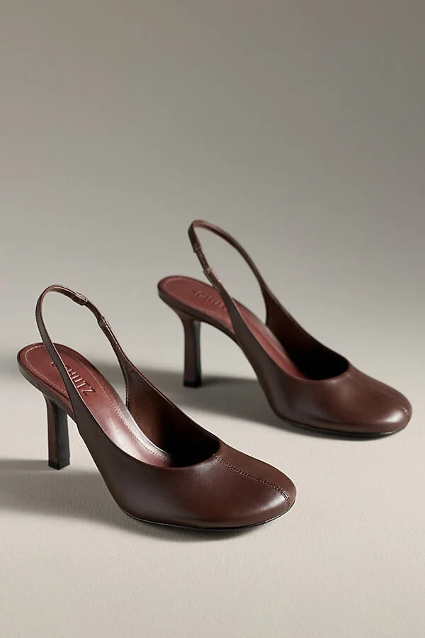 Brigitte Slingback High-Heel Pumps