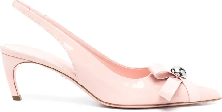 Brilda 55mm patent leather pumps