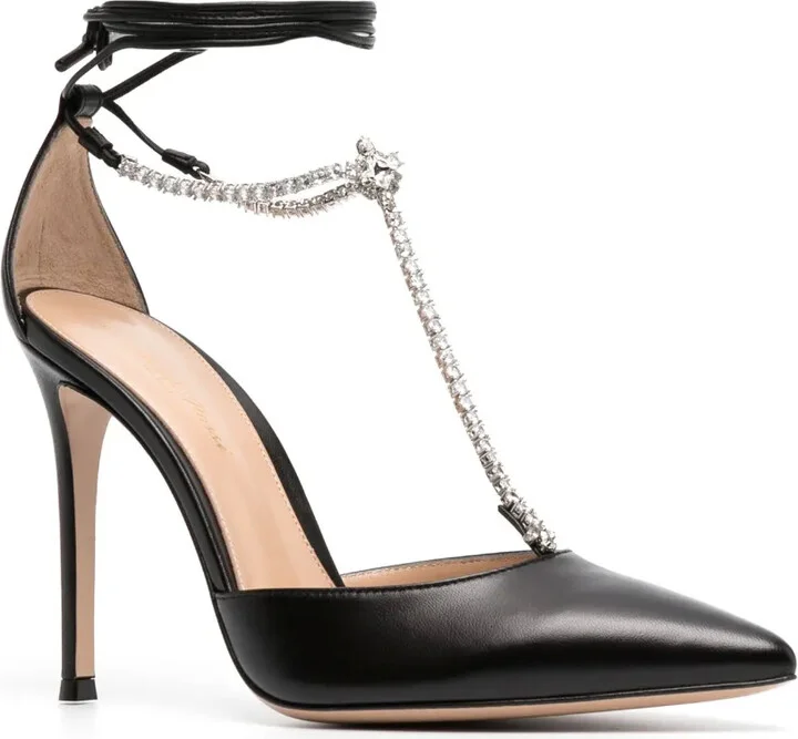 Brilliant 105mm crystal-embellished pumps - Image 2