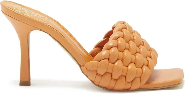 Brinela Mule In Orange Ochre