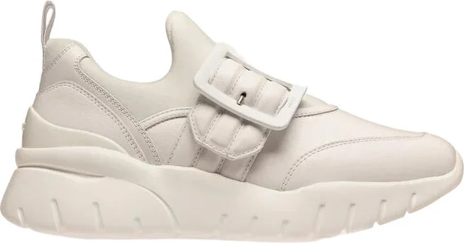 Brinelle 6239652 Women's White Calf Plain Leather Sneakers