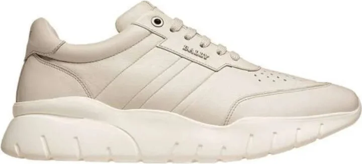 Brinkley 6239585 Men's Dusty White Calf Leather Sneakers