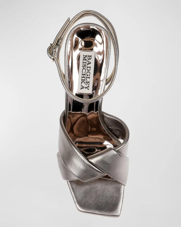 Brinlee Metallic Ankle-Strap Sandals - Image 4