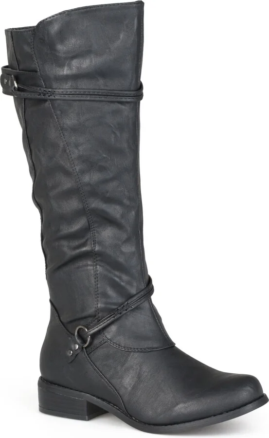 Brinley Co Women's Olive Riding Boot