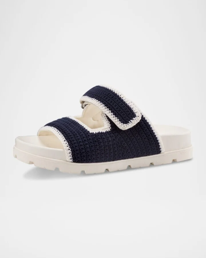 Brinley Crochet Grip Sporty Slide Sandals - Image 8