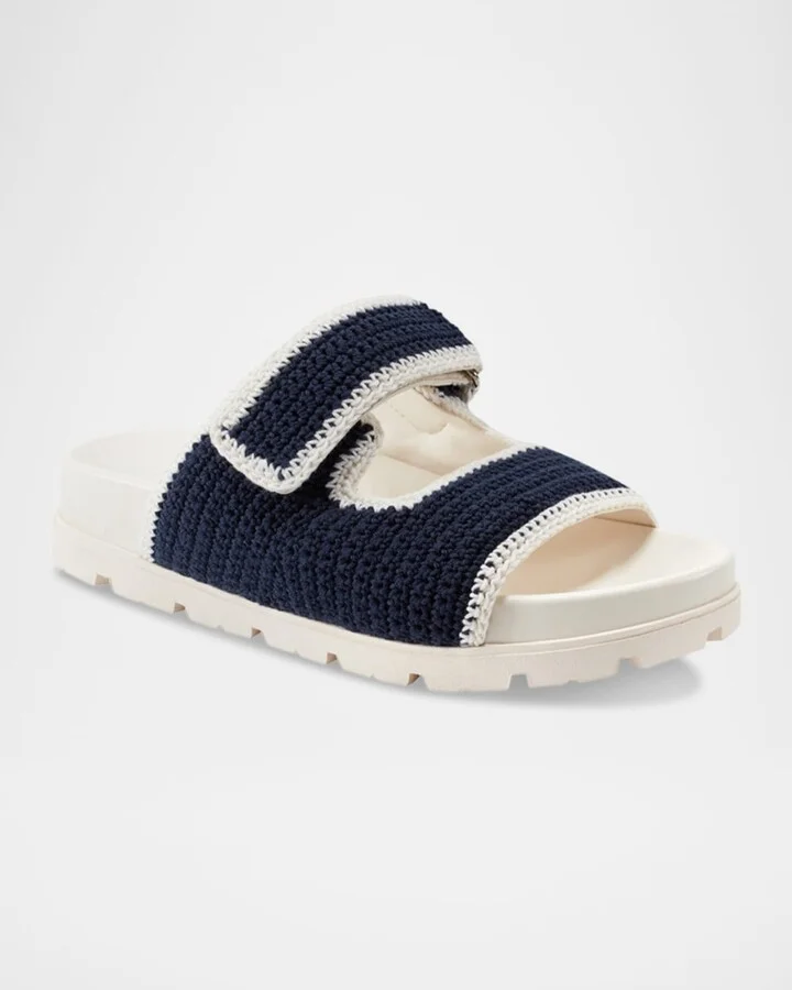 Brinley Crochet Grip Sporty Slide Sandals - Image 11