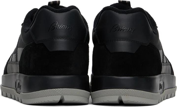 Brioni Black Crossing Sneakers - Image 2