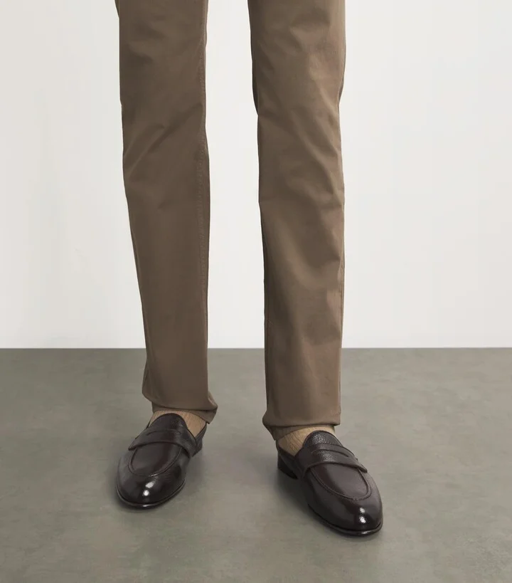 Brioni Leather Appia Loafers - Image 2