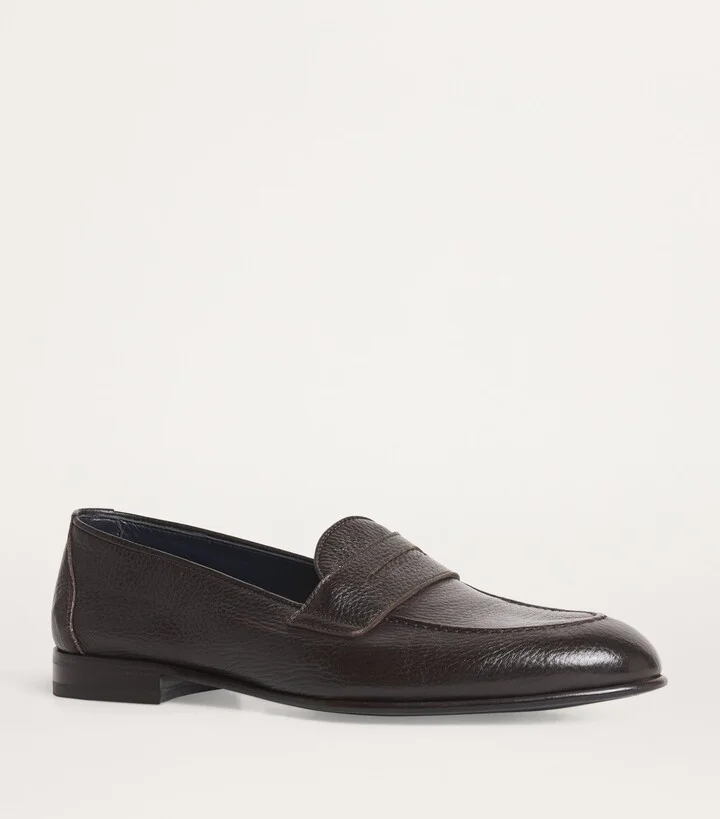 Brioni Leather Appia Loafers - Image 5