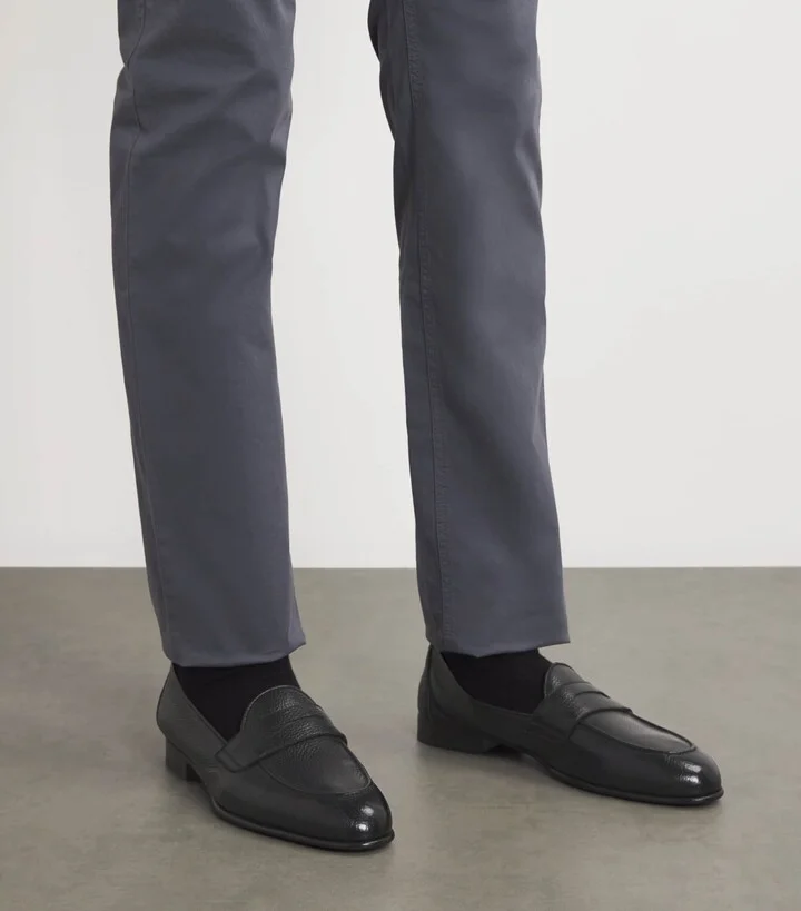 Brioni Leather Appia Loafers - Image 2