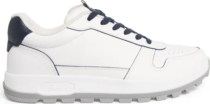 Brioni Leather Crossing Sneakers