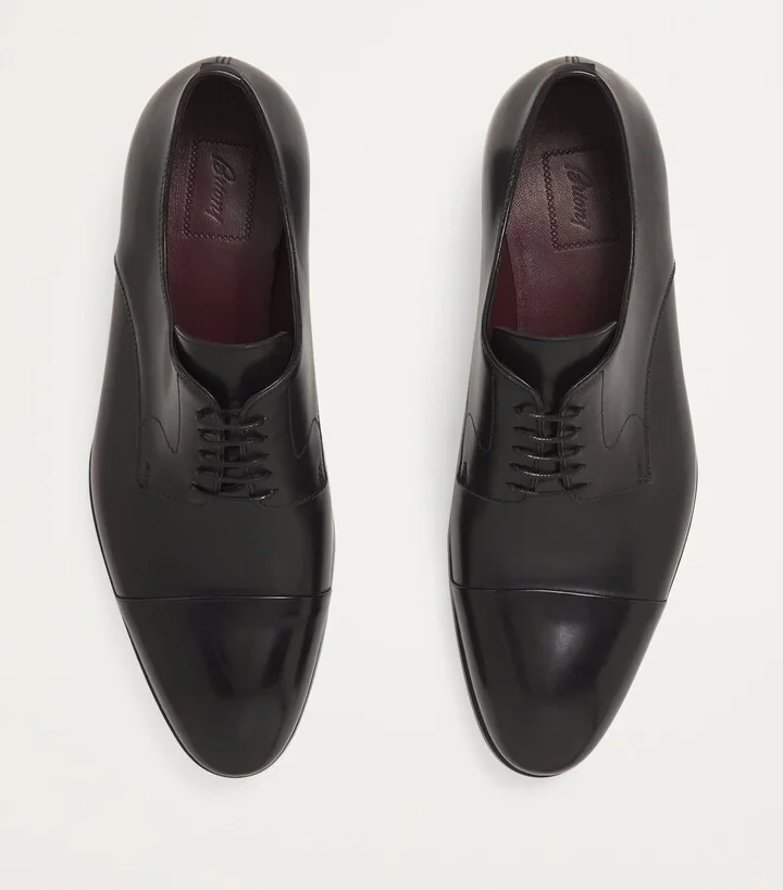 Brioni Leather Derby Shoes - Image 3