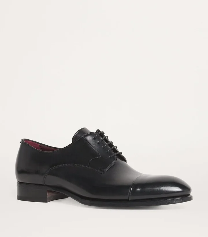 Brioni Leather Derby Shoes - Image 5
