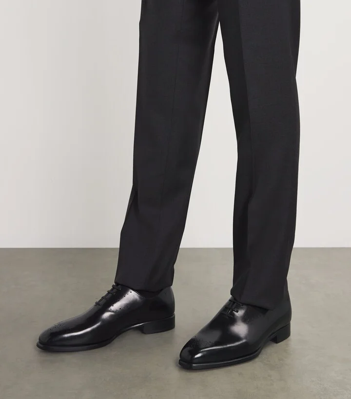 Brioni Leather Oxford Shoes - Image 2