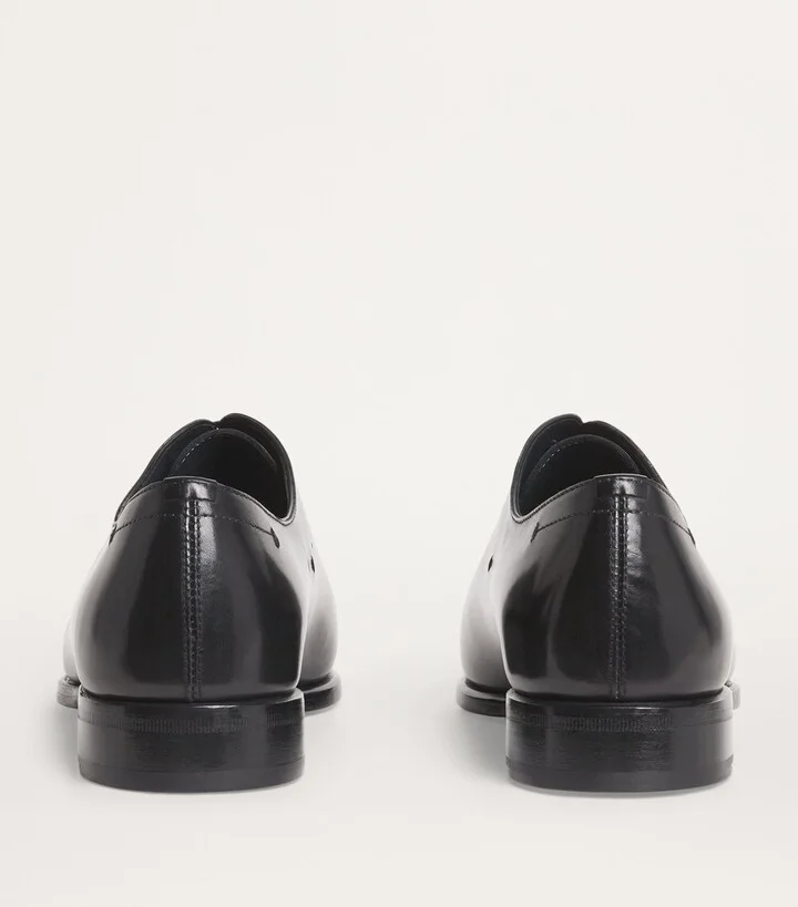 Brioni Leather Oxford Shoes - Image 4